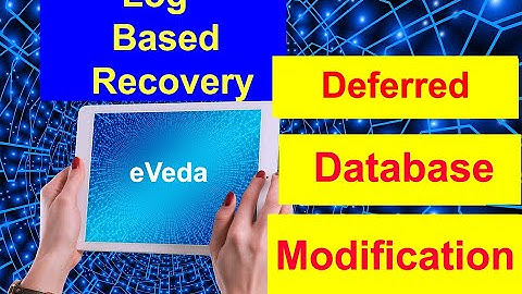 Deferred Database Modification | Log Based Recovery | DBMS | eVeda