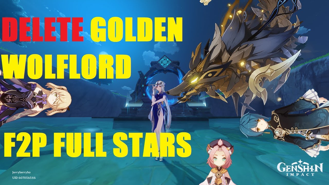 How to beat Golden Wolflord in the F2P WAY (4* only) 2.5 Spiral Abyss