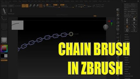 create chain brush in zbrush