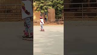 My daughters skating practice time,Inline skating practice #skating #skater #inlineskating