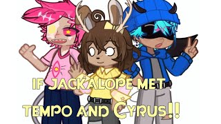 if jackalope met @Starymintbreeze's ocs tempo and Cyrus!! (part 1) 🍭🍬 (spelling might be wrong)