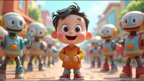 Five Little Robots — Beep Beep Count Along! | Fun Robot Song for Kids | Counting Adventure Rhyme