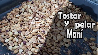 Como tostar y pelar maní o cacahuates (método más fácil)