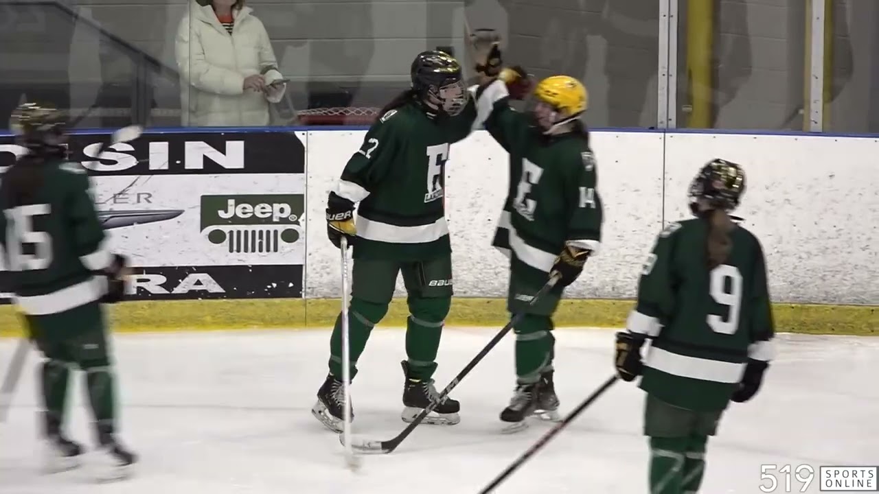 WCSSAA Girls Hockey Championship - Bluevale Knights vs Elmira Lancers