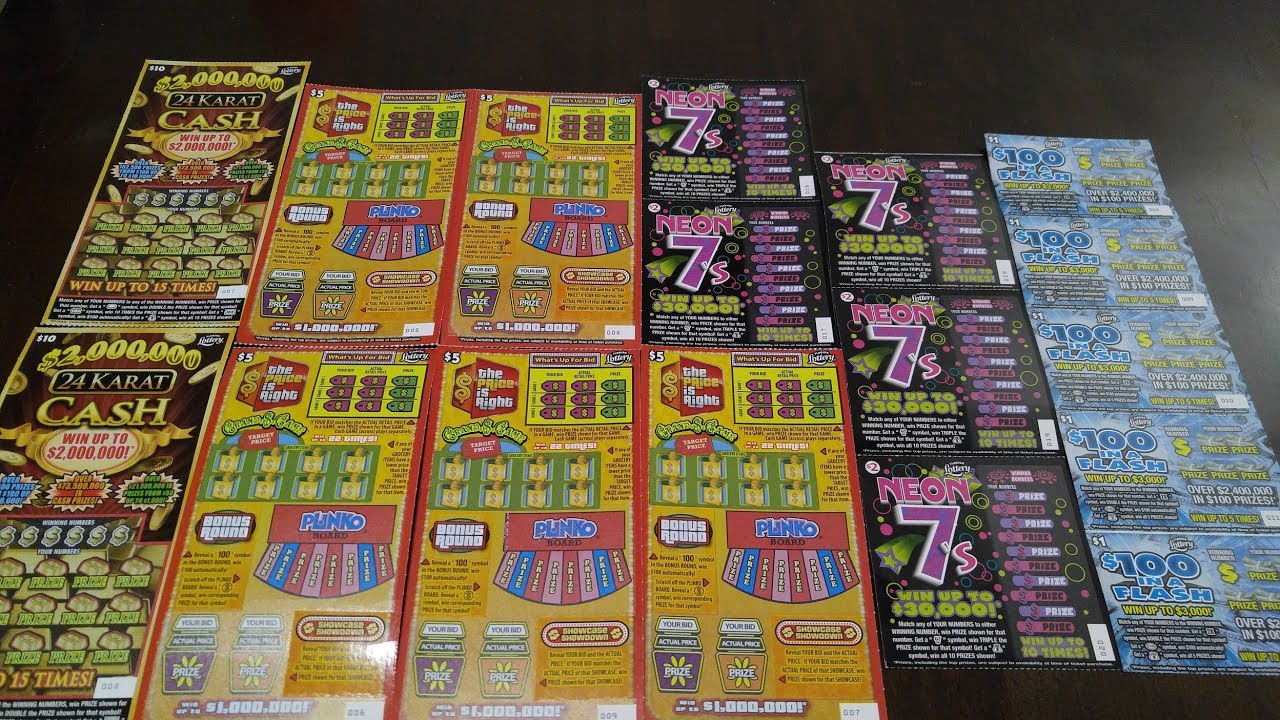 4 New Scratchers Florida Lottery Scratch Off 2,000,000 Top Prize
