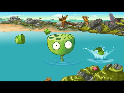 Видео: Еще одна амфибия в патруле - Малый Лотос. РАСТЕНИЯ против ЗОМБИ 2 или PLANTS vs ZOMBIES 2. Серия 264