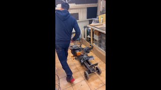The Evolution R255SMS+ sliding mitre saw delivers precision every time