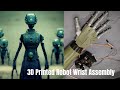 3D Printed Robot Wrist Assembly Hand Arm Robotics