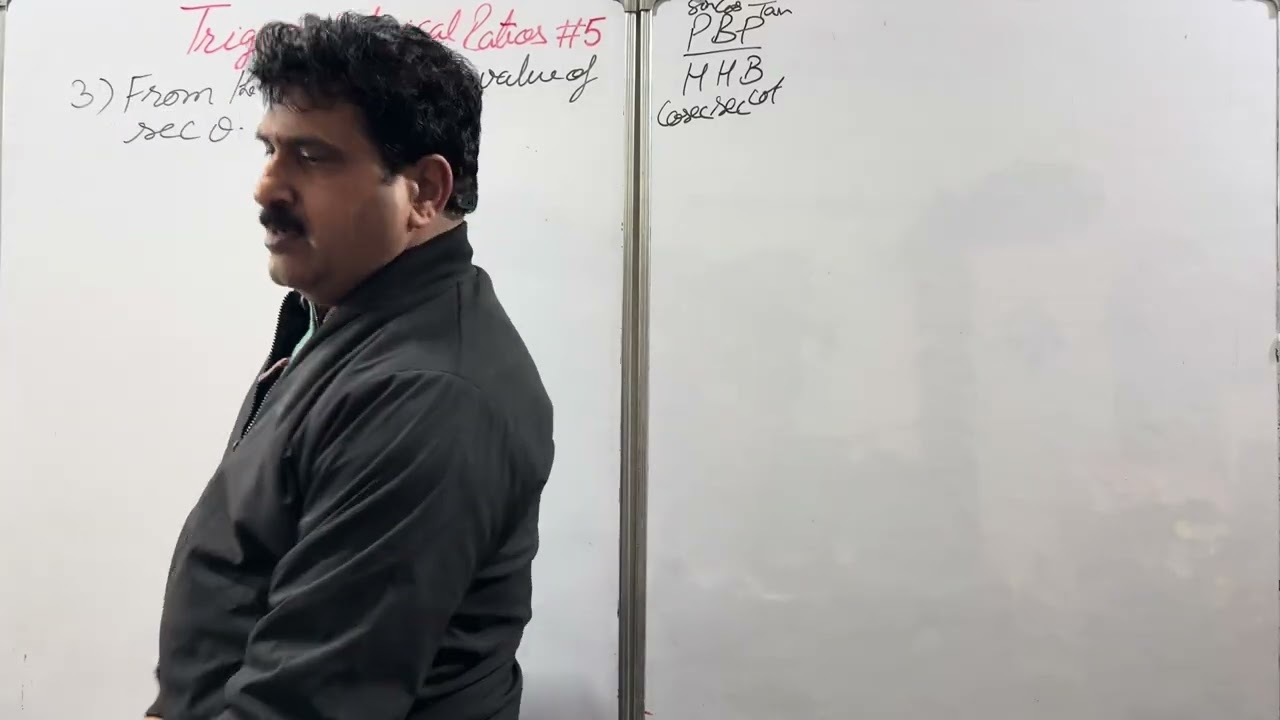 Trigonometric Ratios #5 with Rajeev Sir  