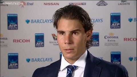 Nadal 2010 Barclays ATP World Tour Finals Preview Interview