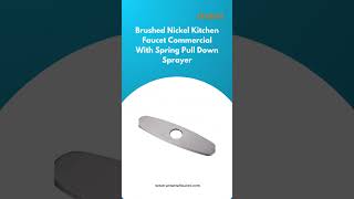 Modernize Your Sink: WOWOW Brushed Nickel 10 Inch Faucet Plate Escutcheon Sink Hole Cover Review