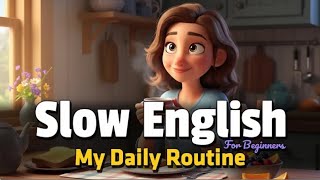 My Morning Routine  Slow English Listening Practice for Beginners (A2)