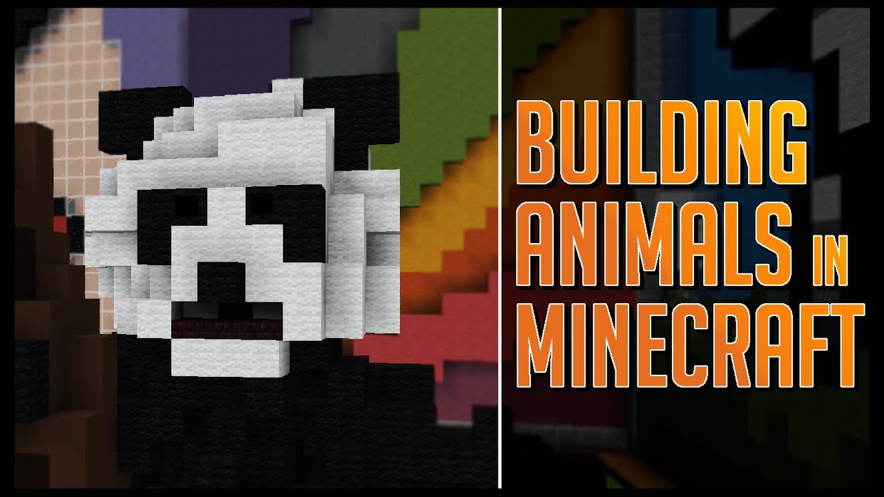 How to build AMAZING Animals in Minecraft Build Battle!! - YouTube