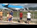 747 Blows People Off Maho Beach, St Maarten