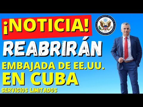 ¡NOTICIA! La Embajada de EE.UU. reanudará sus servicios consulares, de manera limitada y gradual