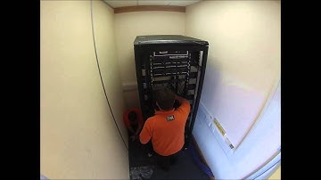 Data Cabling Installation Time Lapse Video