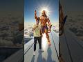 Hanuman ji ke sath ghumte hue #viral #trending #bhakti #hanuman #hanumanji