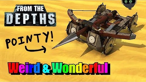 The Most Beautiful Ballista! 💘🏹 McTec Economy Class Artillery, From the Depths, Weird and Wonderful