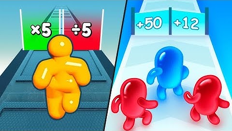 Tall Man Run | Join Blob Clash 3D / All Level Gameplay: Android,iOS