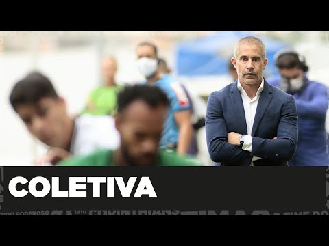 COLETIVA do técnico SYLVINHO pós-vitória em Belo Horizonte