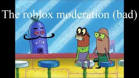 Roblox portrayed by Spongebob