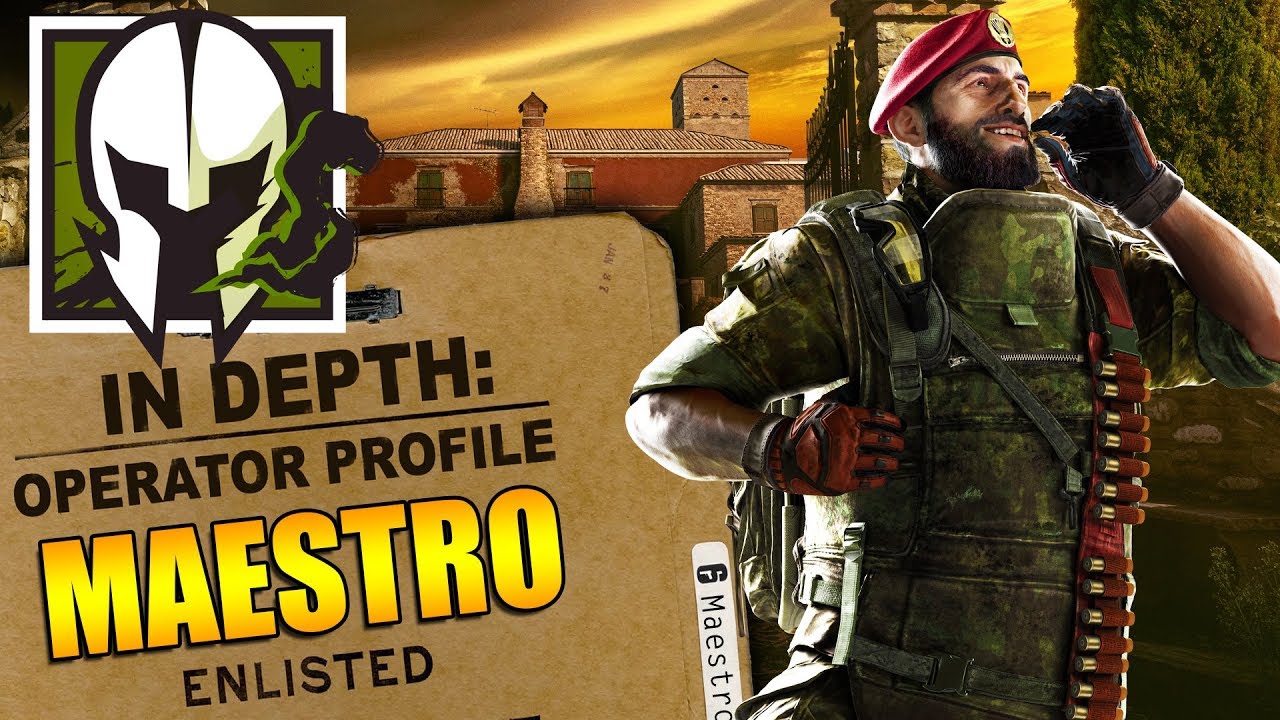 Rainbow Six Siege In Depth How to Play MAESTRO Operator Profile