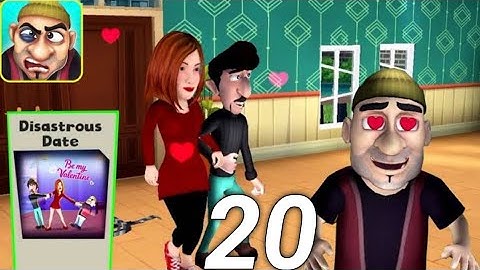 اللص الشرير مقلب البنات | Scary Robber Disastrous date level 20