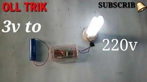 How To Make Simple Inverter Using Mosquito Bat at Home