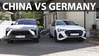 Nio ES8 vs Audi e-tron 55 Black Edition screenshot 3