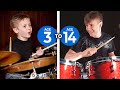 10 YEARS of Drumming Progress (ages 3-14) /\ Avery Drummer