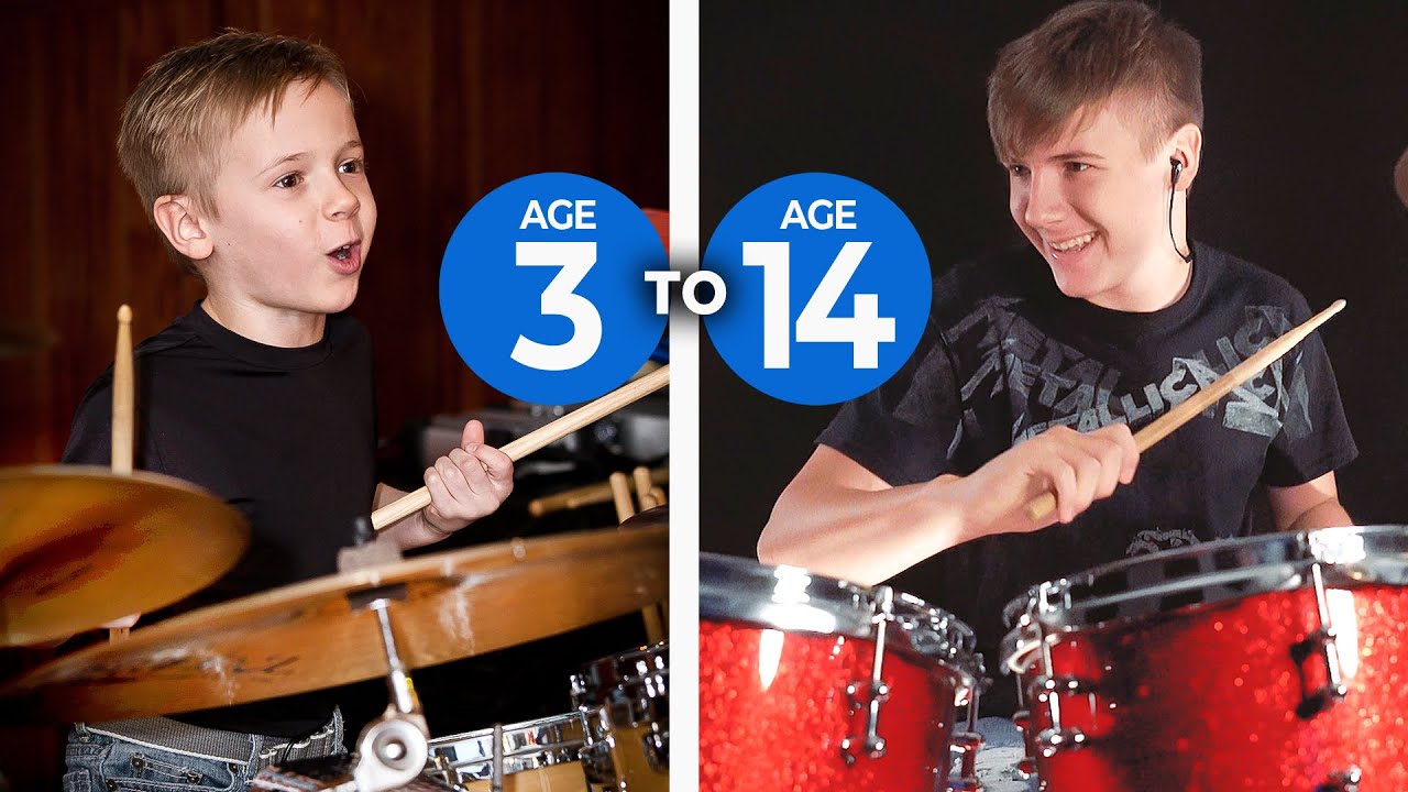10 YEARS on YouTube (ages 3-14) / Avery Drummer