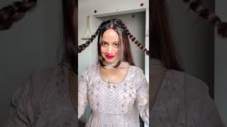 Simple hairstyle with suit 🔥✨ #shorts #ytshorts #trendingshorts #trending #hairstyle #hacks #diy