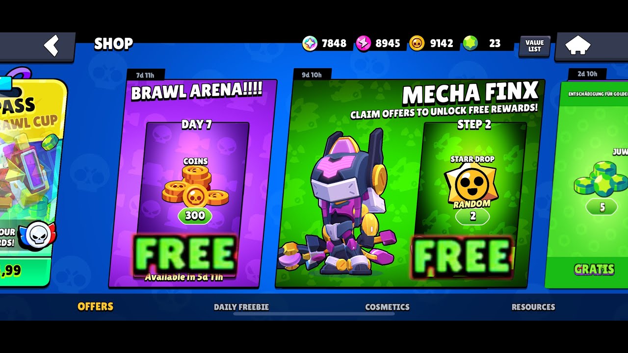 MY REACTION TO THE NEW BRAWL STAS SEASON! 🤯 GIFTS, SKINS & 10