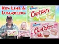 Hostess KEY LIME &amp; STRAWBERRY Cupcakes Real Review