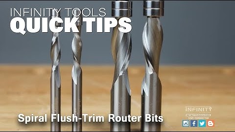 Quick Tip on Choosing Upcut or Downcut Router Bits