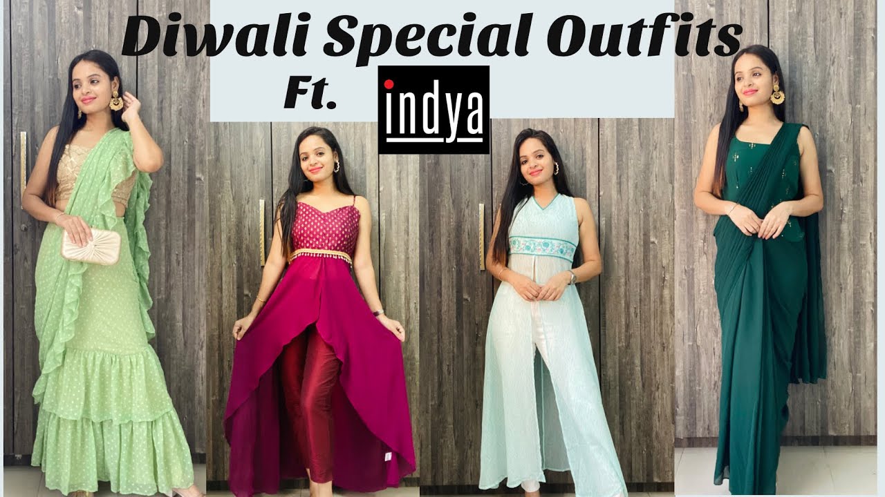 Diwali Special Outfits Ft. Indya || Best Festive Outfits From Indya || Ready To Wear Sarees & Kurtas
