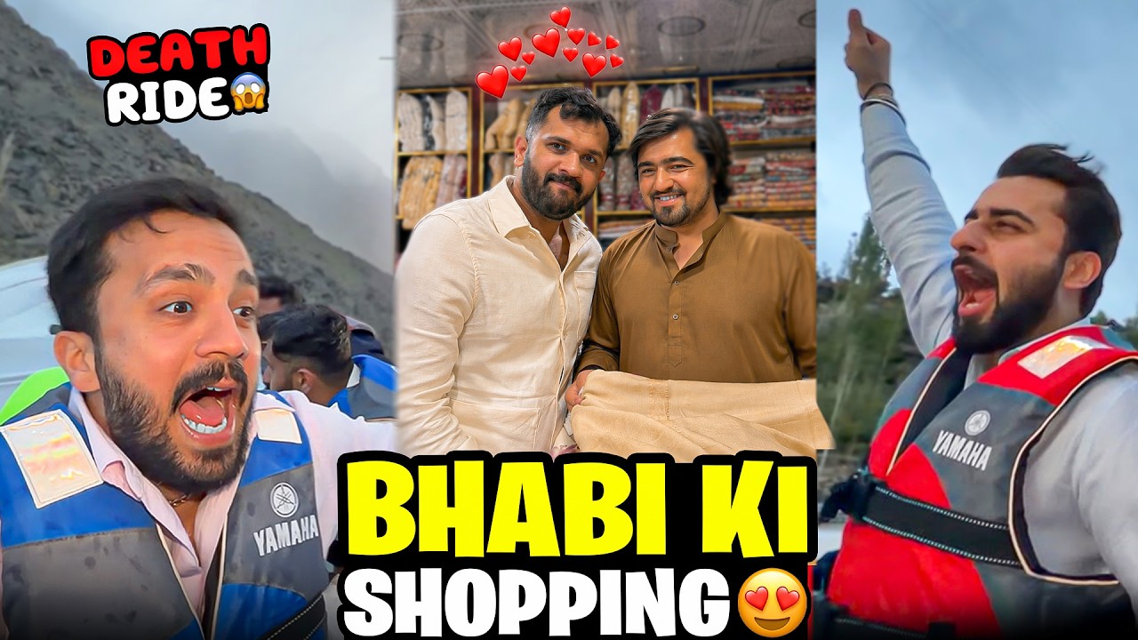 Dogar someone special ki shopping krta pakra gya😆Fastest speed boat ride😱