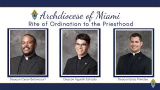 Live Stream: Mass of Ordination to the Priesthood 2022