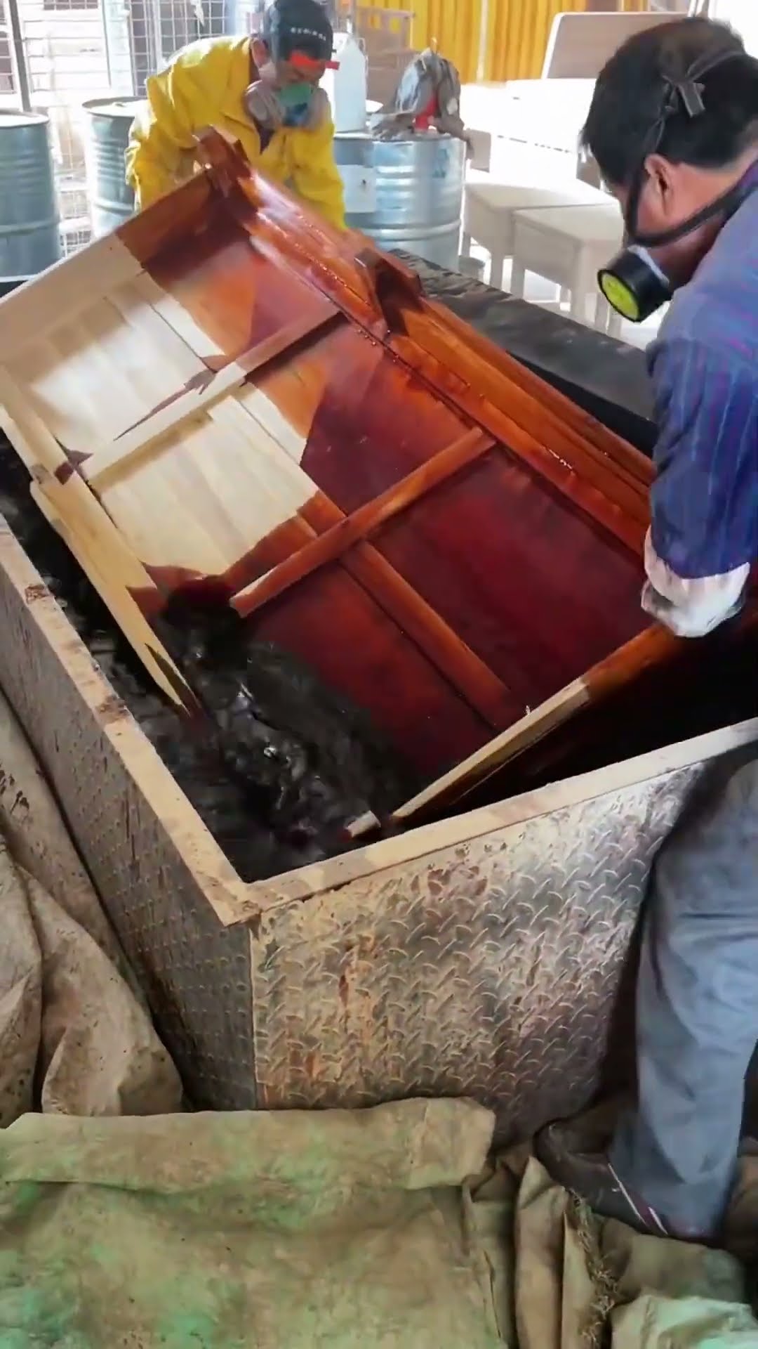 Furniture primer painting process