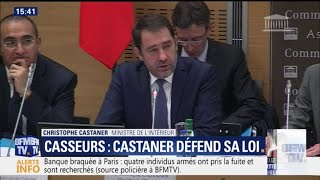 Christophe Castaner défend sa loi "anti-casseurs" à l'Assemblée