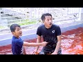 Fikri dan Diwan Berenang di Kolam Merah !! | Fikrifadlu