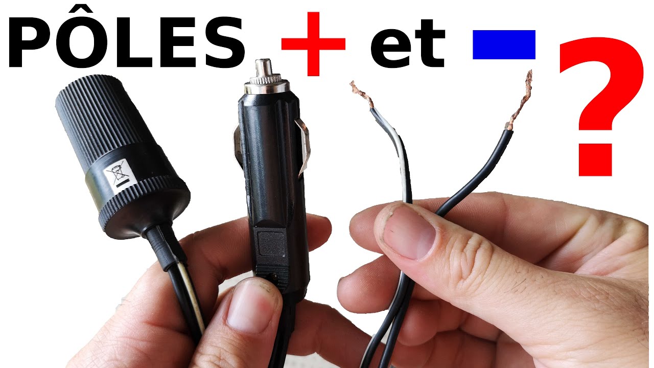 Prise allume cigare pour petite prise 12V marron