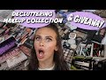 DECLUTTERING my MAKEUP collection & GIVING it away!! *bye hun*