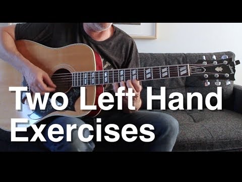 two-left-hand-exercises-|-tom-strahle-|-easy-guitar-|-basic-guitar