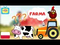 Nauka zwierząt dla dzieci - Zwierzęta na wsi - Odgłosy zwierząt- FARMA
