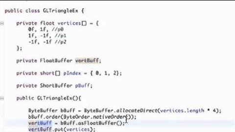 Android Application Development Tutorial 174 Creating Draw method for OpenGL   YouTube