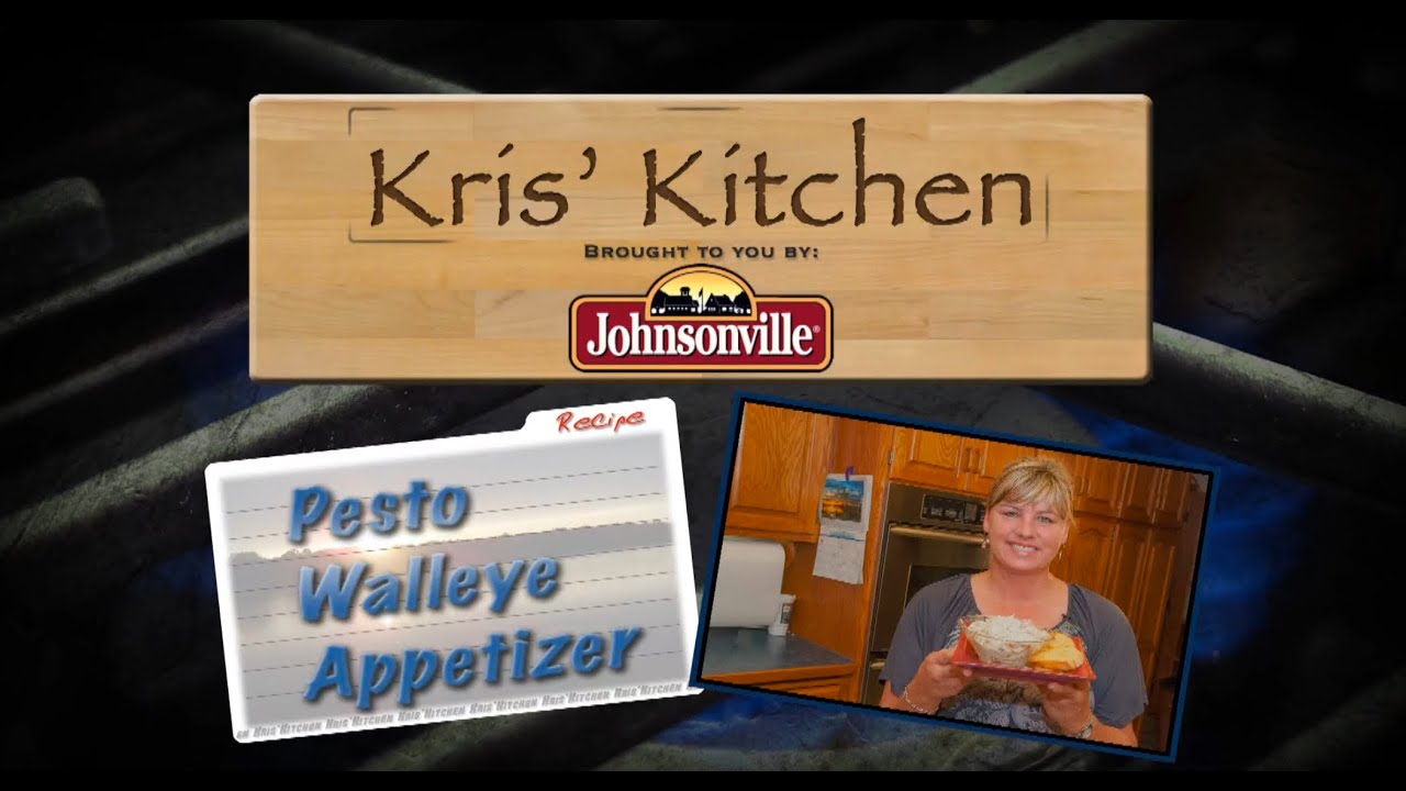 Pesto Walleye Appetizers from Kris' Kitchen YouTube