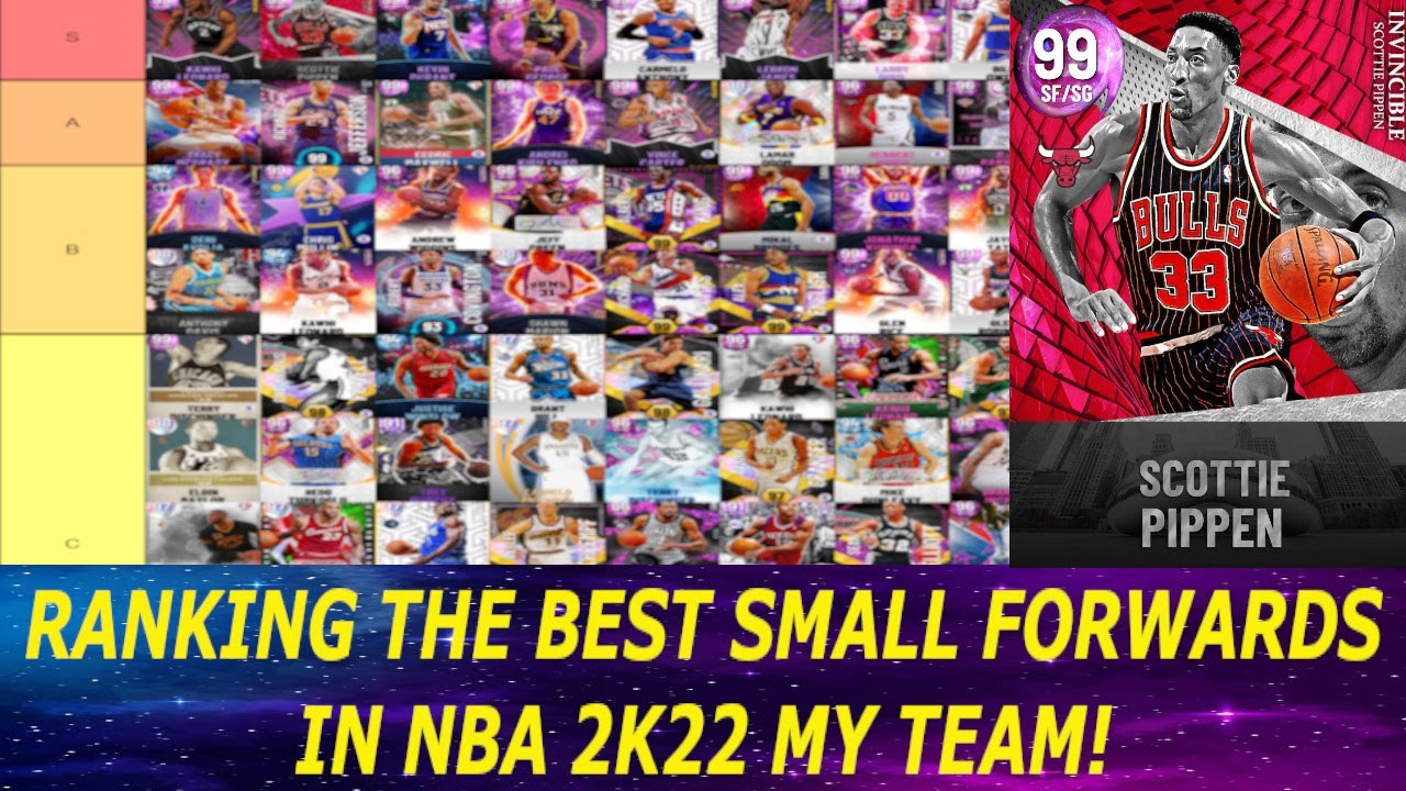 RANKING THE BEST SMALL FORWARDS IN NBA 2K22 MY TEAM! (SF Tier List Ep. 7)