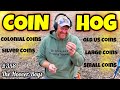 Hogging ALL the Old Coins Metal Detecting Huge Colonial Farm