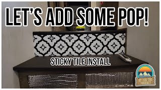 New RV décor. Simple and functional. Sticky tiles by Up for the journey 205 views 1 year ago 12 minutes, 7 seconds